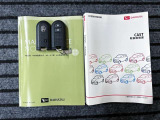 取扱説明書、メンテナンスノート、スペアキー付です。
