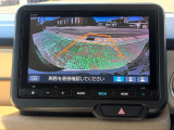 バックガイド線がハンドルと連動して動くダイナミックガイドライン付きで便利ですよ♪