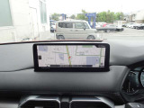 ナビ装着車は地図表示を確認できます。