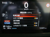■運転支援システム(駐車支援(ソナー)、ふらつき警報、走行時間、凍結注意、e-Pedalモード記憶)