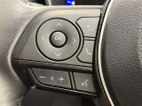 【ステアリングスイッチ付ハンドル】ナビゲーションに視線を移さず、ハンドルから手を離さず、運転に集中したまま手元でオーディオ操作できます♪
