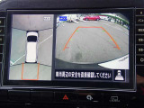 上からの視点で狭い駐車場への駐車などに役立つアラウンドビューモニターです♪