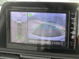 アラウンドビューモニター。クルマを上空から見下ろしているかのような映像で、駐車の際、周囲の安全を確認できます!