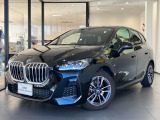 218iアクティブツアラー M-sportが入庫しました。ボディカラーはブラックサファイアです。