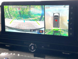 【アラウンドビューモニター】専用のカメラにより、上から見下ろしたような視点で360度クルマの周囲を確認することができます☆死角部分も確認しやすく、狭い場所での切り返しや駐車もスムーズに行えます。