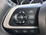 【ステアリングスイッチ】左です。ハンドルから手を離さず、運転に集中したまま手元でオーディオ操作等ができます。