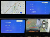 ナビ、メニュー画面、パノラミックビューモニターの画像です。