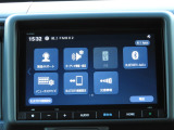 ★ホーム画面★オーディオ設定・Bluetooth接続設定はこちらの画面から。よく使う検索項目をメニューに追加するなどカスタマイズでき、目的地設定がよりスムーズになります!