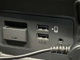 AUX、USB接続可能!