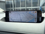 ナビSDは装備せれておりませんが、iPhoneであれば無線接続でAppleCarPlayが使用でき、写真のようにGoogleマップをナビで使用することが可能です☆