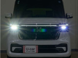 LEDヘッドライト(オートハイビーム機能付)が搭載されており、遠くまで明るく均一に照らし、高速道路等での安心感が向上しております。