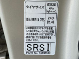 パンク修理は応急修理になります(スペアタイヤ無)