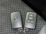 キーを取り出さずにドアを施錠&解錠。クルマの始動も可能です。