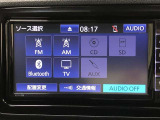 ラジオ、ワンセグテレビ、CD再生、SD再生(音楽)、Bluetoothオーディオが使用可能です。詳しい仕様については、展示店舗までお尋ねください。