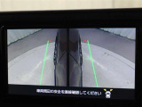 パノラミックビューモニターをサイドモニターに切り替えた時の表示です。