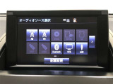 各種オーディオ機能が使用可能です。機能の詳細は展示店舗までお尋ねください。