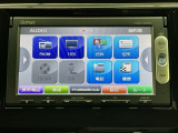 純正メモリーインターナビ付きです!CD・DVD再生、ワンセグTV視聴、Bluetooth接続可能です!