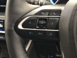 【ステアリングスイッチ】左です。ハンドルから手を離さず、運転に集中したまま手元でオーディオ操作等ができます。