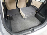 ◆リアシートを使用しない時はこの通り更に広々ラゲッジスペースの出来上がりです、たくさんの荷物が積み込み可能です!