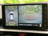 後方の映像に加え、車両周辺を上から見たような表示も確認でき、駐車時の周囲確認を助けます。画面上のガイドラインも目安にしながら、落ち着いて後退操作を行えます。