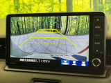 【バックカメラ】駐車時に後方がリアルタイム映像で確認できます。大型商業施設や立体駐車場での駐車時や、夜間のバック時に大活躍!運転スキルに関わらず、今や必須となった装備のひとつです!