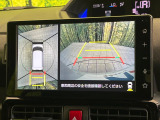 【パノラマモニター】専用のカメラにより、上から見下ろしたような視点で360度クルマの周囲を確認することができます☆死角部分も確認しやすく、狭い場所での切り返しや駐車もスムーズに行えます。