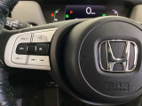 オーディオのチャンネル変更やボリュームなどの操作スイッチの他にレフトセレクターホイールがついています。中央部を指先で上下に動かすことで、マルチインフォメーション・ディスプレイの各表示が確認できます。