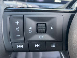 ステアリングスイッチで、オーディオ操作、メーター内の情報の切り替えが可能に!わき見運転をせずに、快適な運転が出来ますよ♪