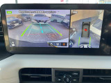 【アラウンドビューモニター】空から見下ろしているような視点で周囲を確認できます。スムースな駐車をサポートします♪