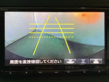 バックでの車庫入れも安心です! リアカメラが付いているバックモニター付のナビを装備しております。操作線もついており距離感も画面から確認できます。