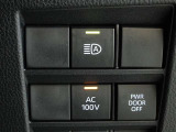 非常時やキャンプなどに役立つAC100Vコンセント付きです。