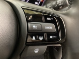 ハンドルにHondaセンシング系のクルーズコントロールやレーンキープアシストなどのスイッチが装備されています。ハンドルから手を離さず安全に操作できます。