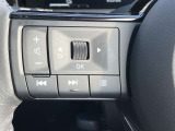 ステアリングスイッチ搭載!ハンドルひとつで手を離さなくても運転中視線をそらさなくても操作が出来て便利です