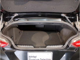 【トランクルーム】十分な容量を確保したトランクルーム。環境へ配慮したスペアタイヤ非搭載のBMW。その分、トランクスペースを有効活用できる様にしてあります。