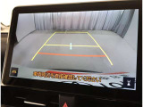 バックガイドモニターで、後方を確認しながら安心して駐車することができます。運転初心者も熟練者も必須の機能ですよ!