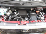 自慢のエンジンはパワードbyHONDAです。精度とバランスにこだわって、低回転からスムースなパワーを発揮します。