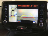 後方の見にくい視界もバックモニターで確認サポートして駐車時も安心☆