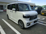 N-BOX カスタム・ターボ入庫しました!オーディオレス車です。ホンダセンシング、15インチAW!装着です。