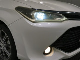 LEDヘッドライトです。デザイン性がよくとても明るいので、夜間の走行や悪天候でも安心です。しかも長寿命!