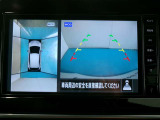 アラウンドモニター 白線や駐車車両をナビ及びルームミラーに表示 駐車している車両との位置関係も一目で分かって安心です