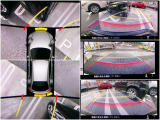 前後障害物センサーと連動している360ビューモニターは、前後広角機能もあり視認性の悪い道から出る時など活用できます!不用意な接触事故を防ぎます。毎日の運転をサポート!