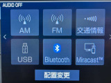 Bluetooth対応!スマホの音楽を再生することもできます。