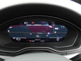 必要に応じてメーター内に地図や車両のインフォメーションなどを切り替え表示できるバーチャルコクピット