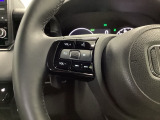 ステアリング左手側はオーディオ関連の操作スイッチです。視線を逸らすことなく運転に集中できます