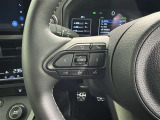 ステアリングスイッチ装備!運転しながら手元でオーディオの操作などができます。