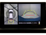 全周囲カメラの画像です。