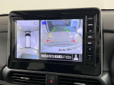 上から丸見えアラウンドビューモニター付きです。