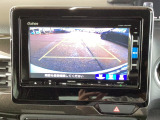 後方確認はバックカメラにお任せ♪後退時に便利で、駐車が楽になります♪