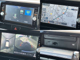 安心の純正ナビ(MC315D-W)です。CD・DVD再生・Bluetooth接続対応です。アラウンドビューモニターが映ります。