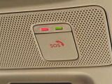 SOSコールも装備されております。(ご使用には別途有料サービスへの申し込みが必要です)